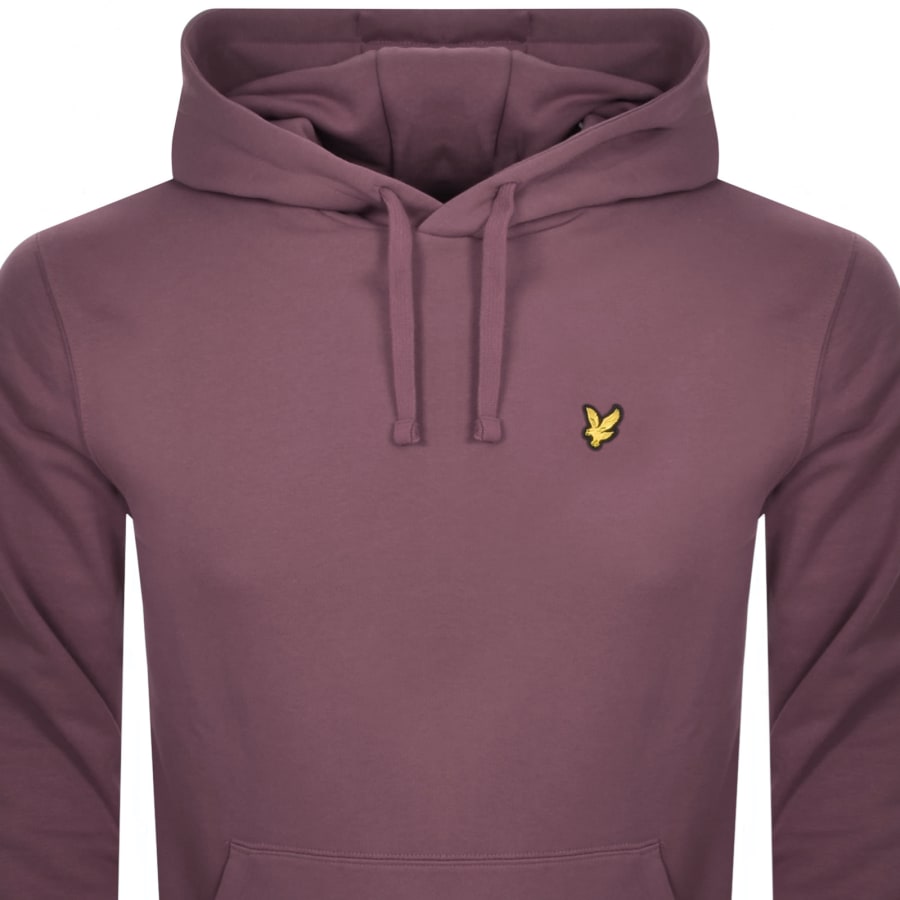 Lyle And Scott Pullover Hoodie Purple Mainline Menswear